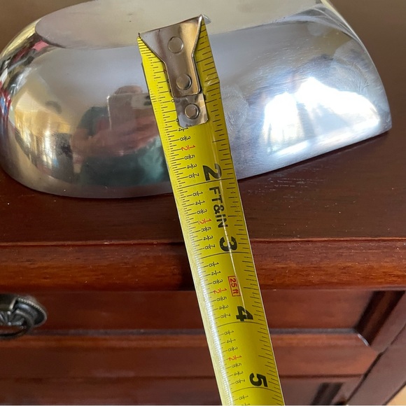 SouvNear Valentine’s Day Love Bowl Blue Heart Shaped Aluminum Serving Candy Dish - Picture 9 of 9